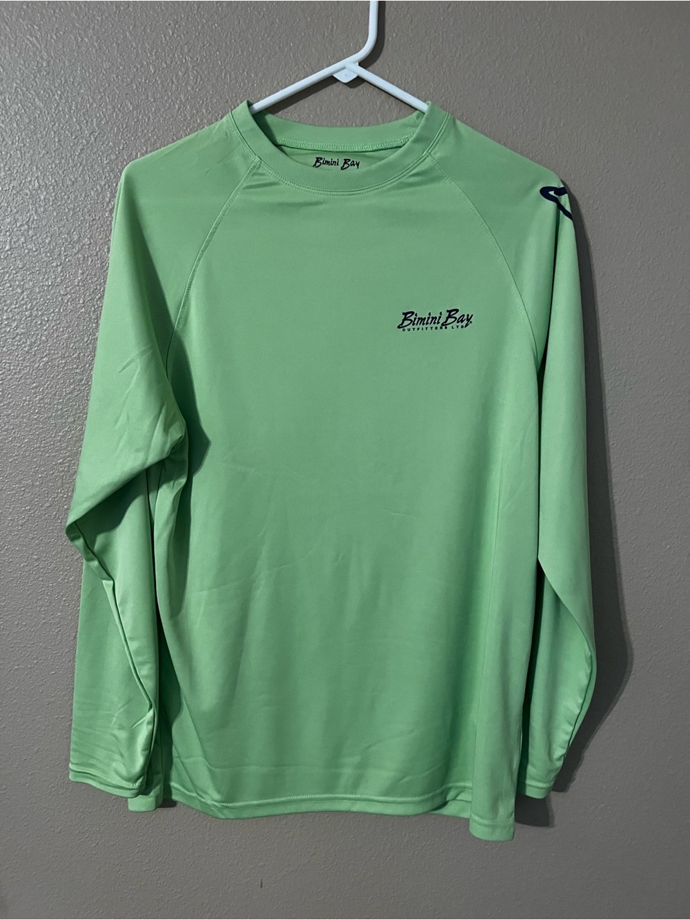 Bimini Bay Men's Long Sleeve Performance Shirt - Seafoam